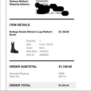 Bottega Veneta Lug Boot Size US 9 / EU 39